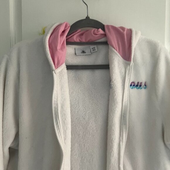 Disney Rainbow Unicorn FAMOUS Hoody Girls Size XXL Like NEW - Picture 4 of 9